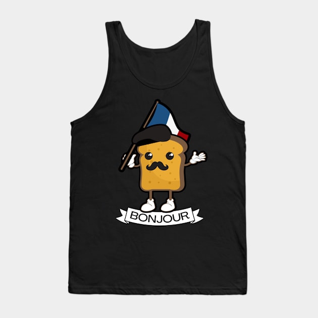 French Toast Tank Top by FullOnNostalgia